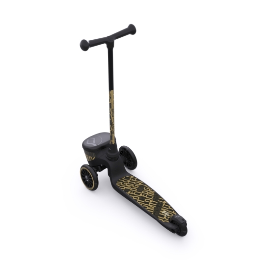 Roller Highwaykick 2, Black & Gold - Gratis personalisiert | Scoot & Ride