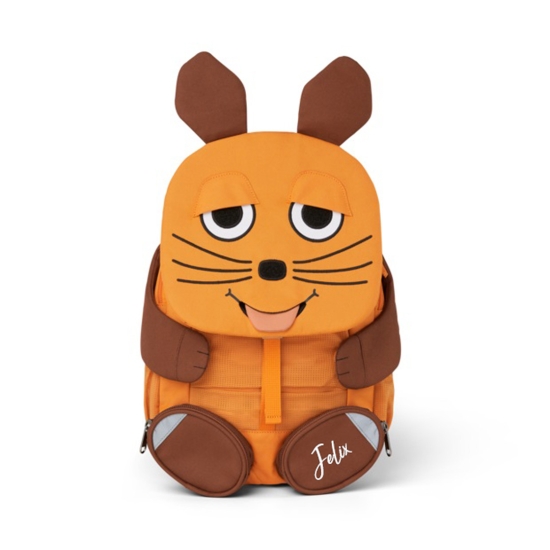 Rucksack "Die Maus", braun/orange | Affenzahn