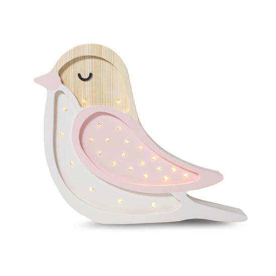 Lampe Vogel, hellrosa | Little Lights