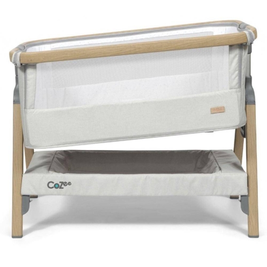 Beistellbett für Unterwegs, silber | Cozee