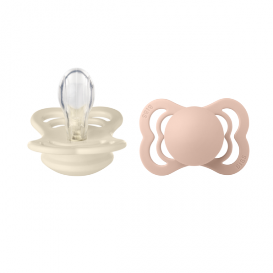 Schnuller Supreme Blush & Ivory, (0+ M) Silikon | Bibs