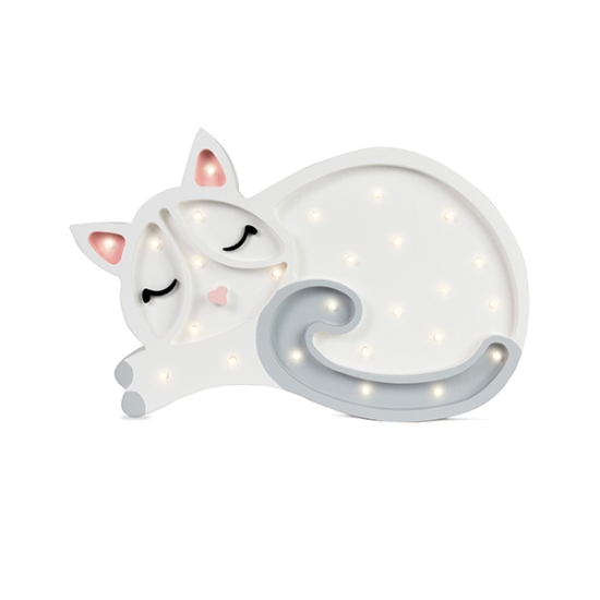 Lampe Katze, weiss | Little Lights