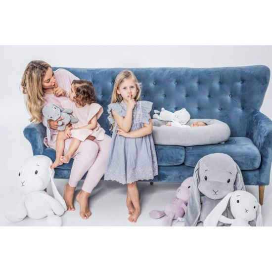 Babynest samt blau | Effiki