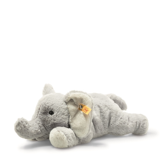 Kuscheltier Elefant Elna 28 cm hellgrau liegend | Steiff