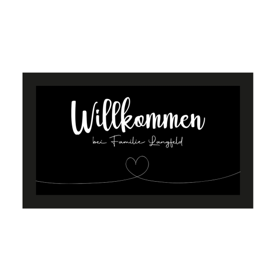 Fußmatte S - Willkommen | Schmatzepuffer