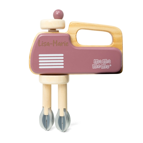 Handmixer Rosa - Holz | MaMaMeMo