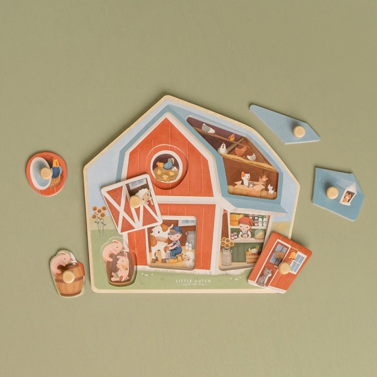 Holzpuzzle Little Farm | Little Dutch