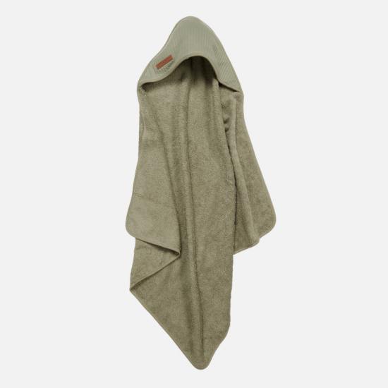 Kapuzenhandtuch Pure Olive | Little Dutch