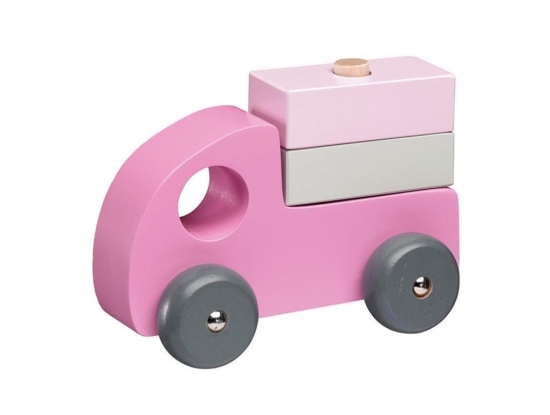 Holz-Autos 3er Set, rosa | KidsConcept