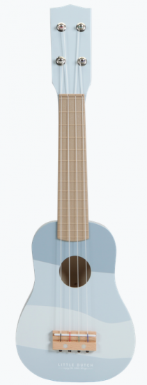 Gitarre Essentials Holz, blau | Little Dutch