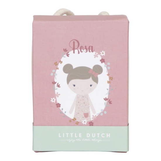 Kuschelpuppe Rosa 10 cm | Little Dutch