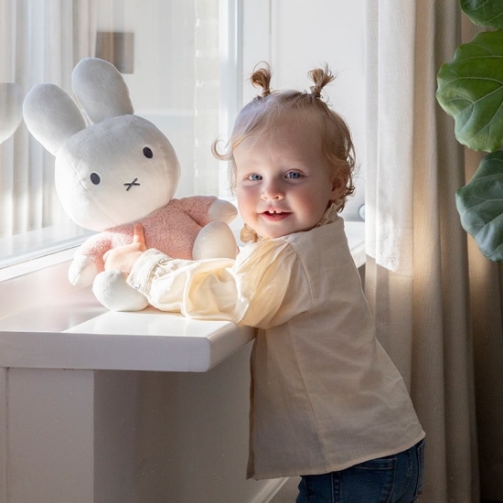 Kuscheltier Hase Fluffy 35 cm, pink | Miffy x Tiamo