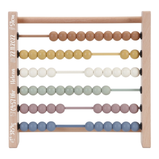 Rechenschieber "Abacus" Vintage - Bedruckt | Little Dutch