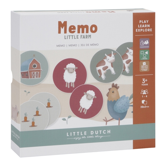 Memory Spiel Little Farm | Little Dutch