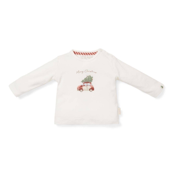 Langarmshirt Weihnachten, Größe 80 | Little Dutch