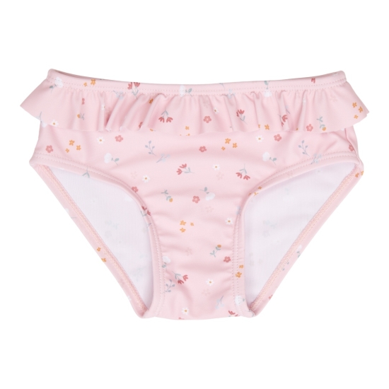 Badehose mit Rüschen, Little Pink Flowers, Größe 86/92 | Little Dutch