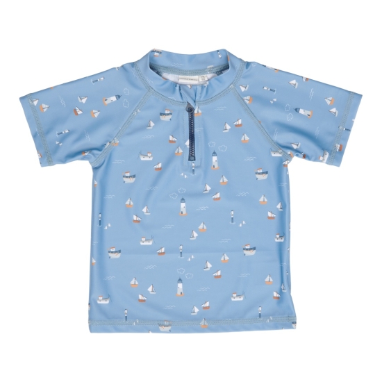 Badeshirt Sailors Bay Dark Blue, Größe 74/80 | Little Dutch