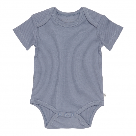 Kurzarm-Body Sailors Bay Blue, Größe 50/56 | Little Dutch