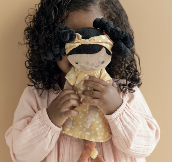 Kuschelpuppe Evi Wild Flowers, 35 cm | Little Dutch