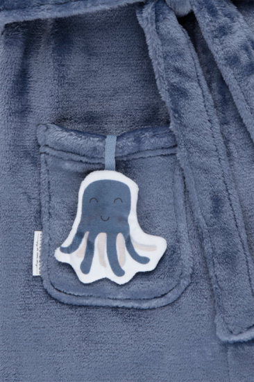 Bademantel  Ocean Blue, Größe 86/92 | Little Dutch