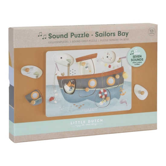 Puzzle mit Sound Sailors Bay | Little Dutch