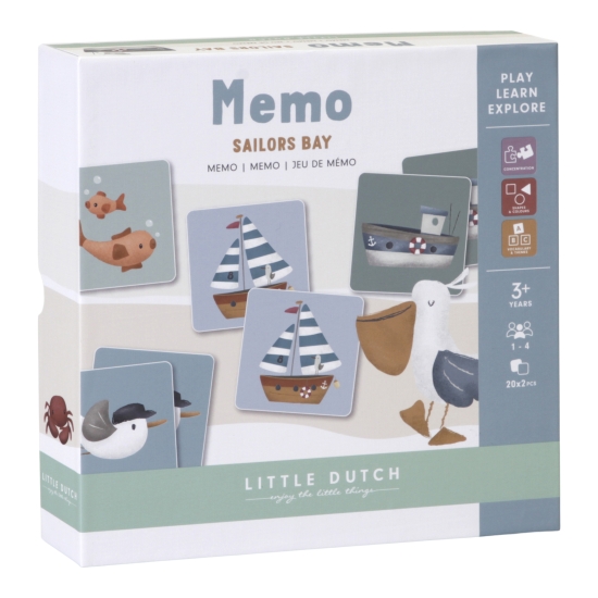 Memorie-Spiel Sailors Bay | Little Dutch