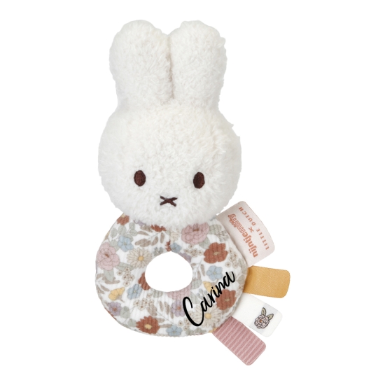 Rassel-Greifling Hase Vintage Little Flowers | Miffy x Little Dutch