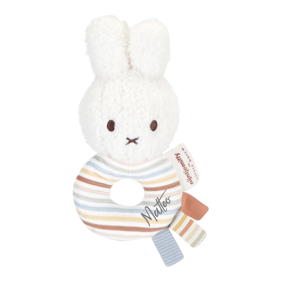 Rassel-Greifling Hase Vintage Sunny Stripes | Little Dutch x Miffy