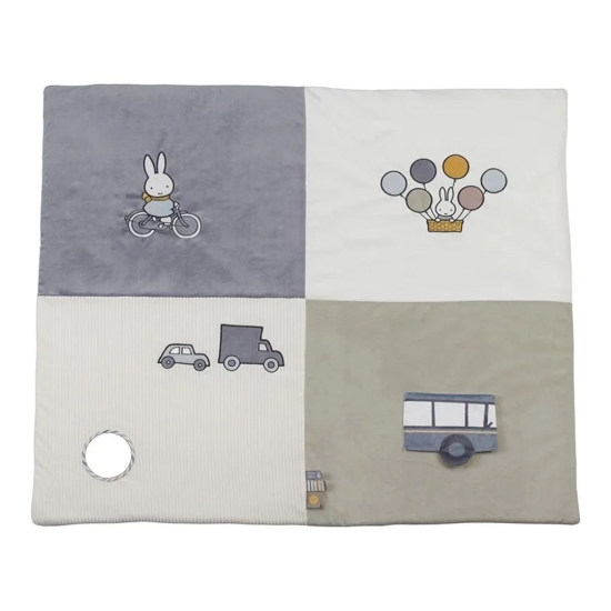 Spieldecke Fluffy 80 x 100 cm, blau | Miffy x Tiamo