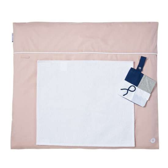 Wickelauflage 70 x 80 cm pale pink, rosa | Nordic coast company