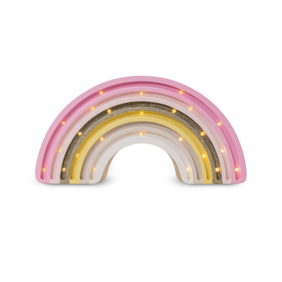 Lampe Regenbogen, gold rosa | Little Lights