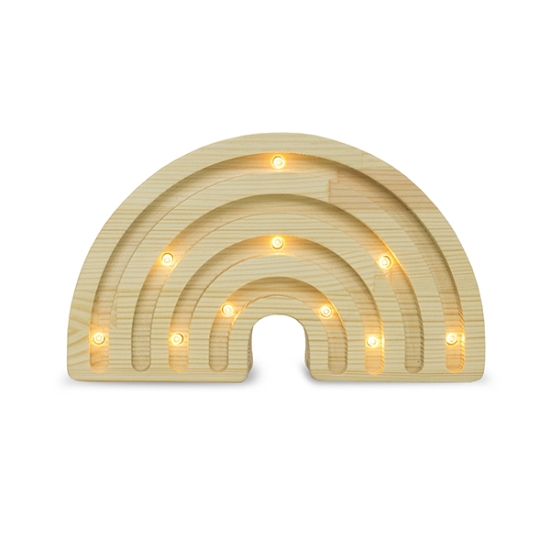 Lampe Regenbogen mini Holz | Little Lights