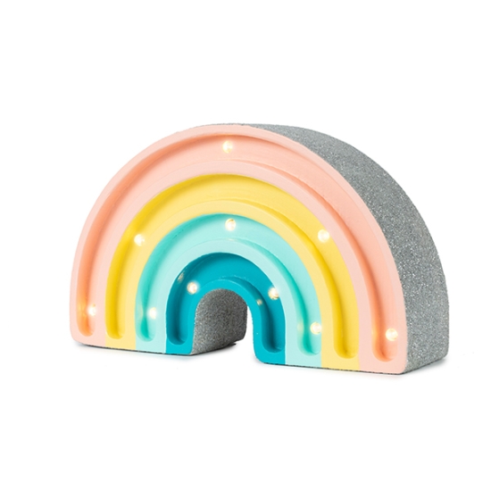 Lampe Regenbogen mini pastell/Glitzer | Little Lights