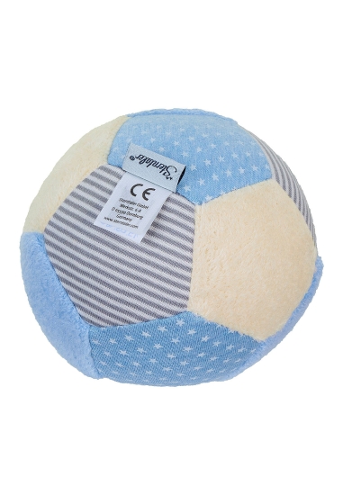 Rassel Stoffball hellblau | Sterntaler