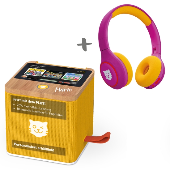 tigerbox touch plus tigerbuddies Set - gelb | Tigermedia "personalisierbar"