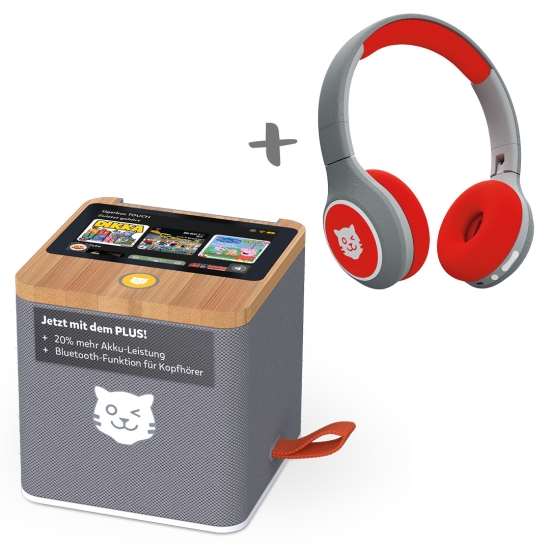 tigerbox touch plus tigerbuddies Set - grau | Tigermedia "personalisierbar"