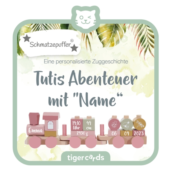 tigercard für Tigerbox Touch "Tutis Abenteuer" | personalisiert