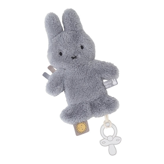 Schnullertuch Fluffy blau | Miffy x Tiamo