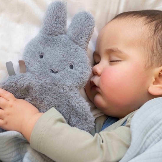 Schnullertuch Fluffy blau | Miffy x Tiamo