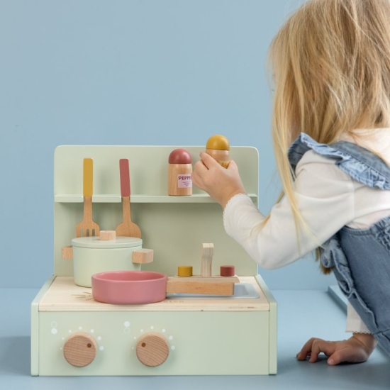 Spielküche mini Holz mint | Little Dutch