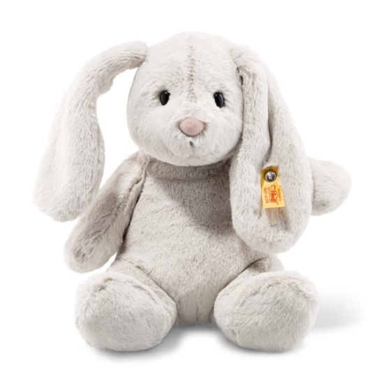 Kuscheltier Hase Hoppie, hellgrau 28 cm | Steiff