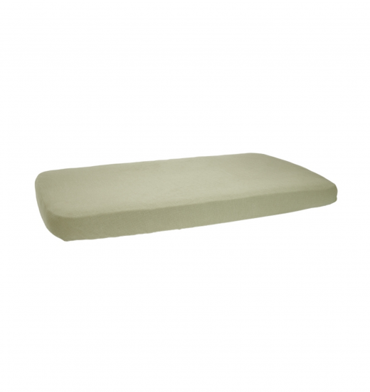 Spannbetttuch Pure Olive 40 x 80 cm | Little Dutch