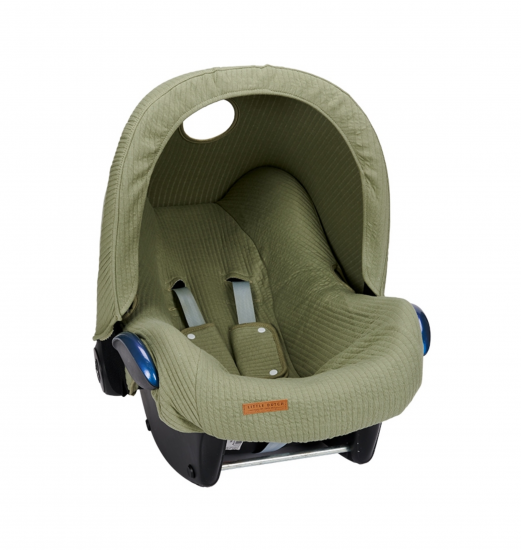 Babyschalen-Sonnenverdeck 0+ Pure Olive | Little Dutch