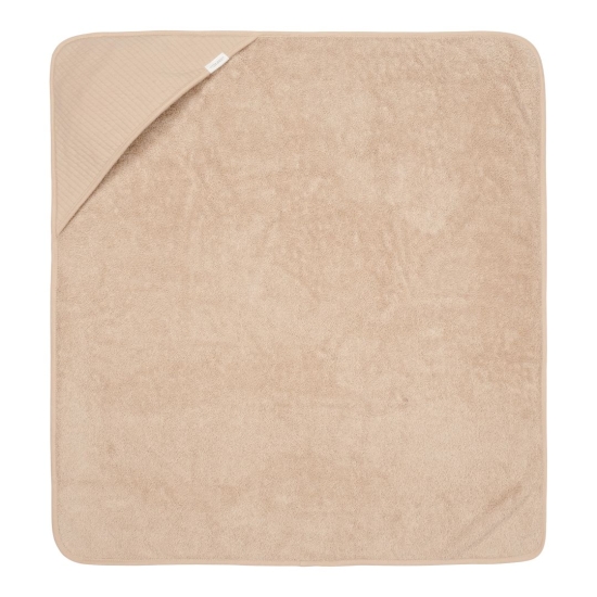 Kapuzenhandtuch Pure Beige - 75 x 75 cm | Little Dutch