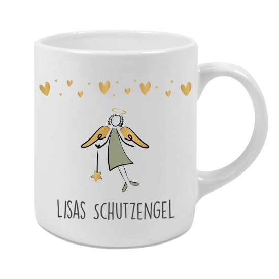 Keramiktasse klein - Schutzengel | Schmatzepuffer