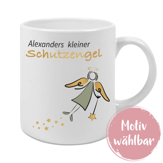 Keramiktasse klein - Schutzengel | Schmatzepuffer