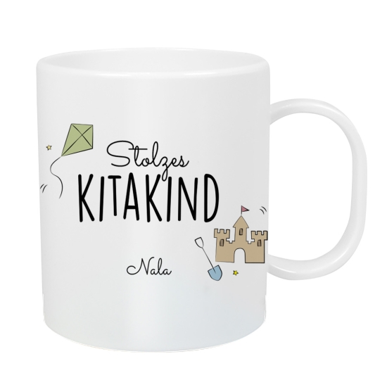 Kunststofftasse - Kitakind | Schmatzepuffer