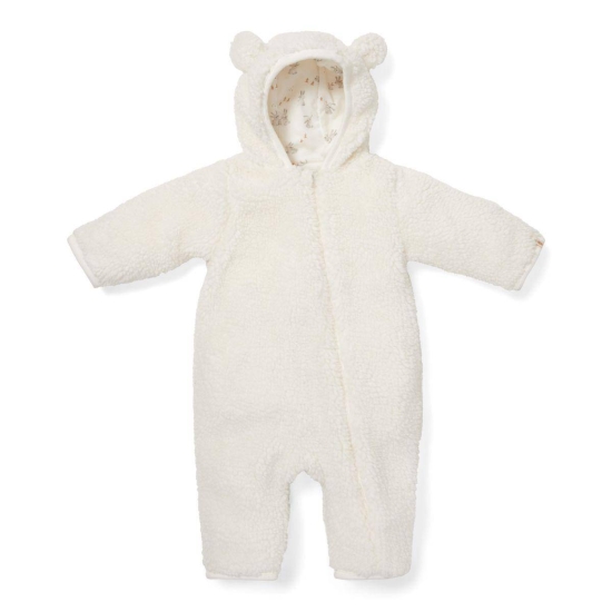 Teddy-Strampler Baby Bunny, Off White, Größe 50/56 | Little Dutch