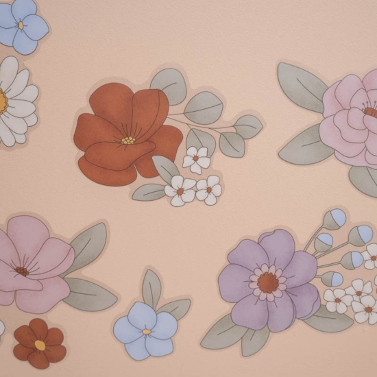 Wandsticker - Vintage Flowers | Little Dutch