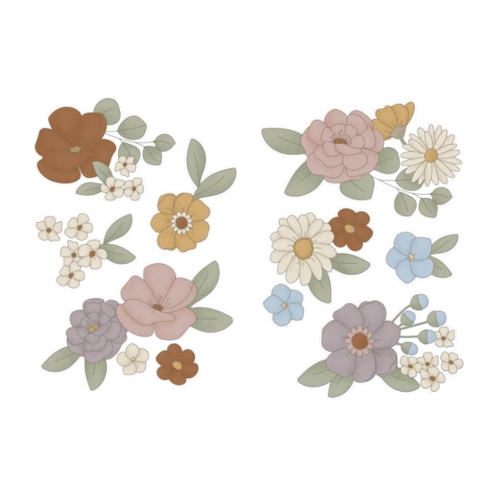 Wandsticker - Vintage Flowers | Little Dutch